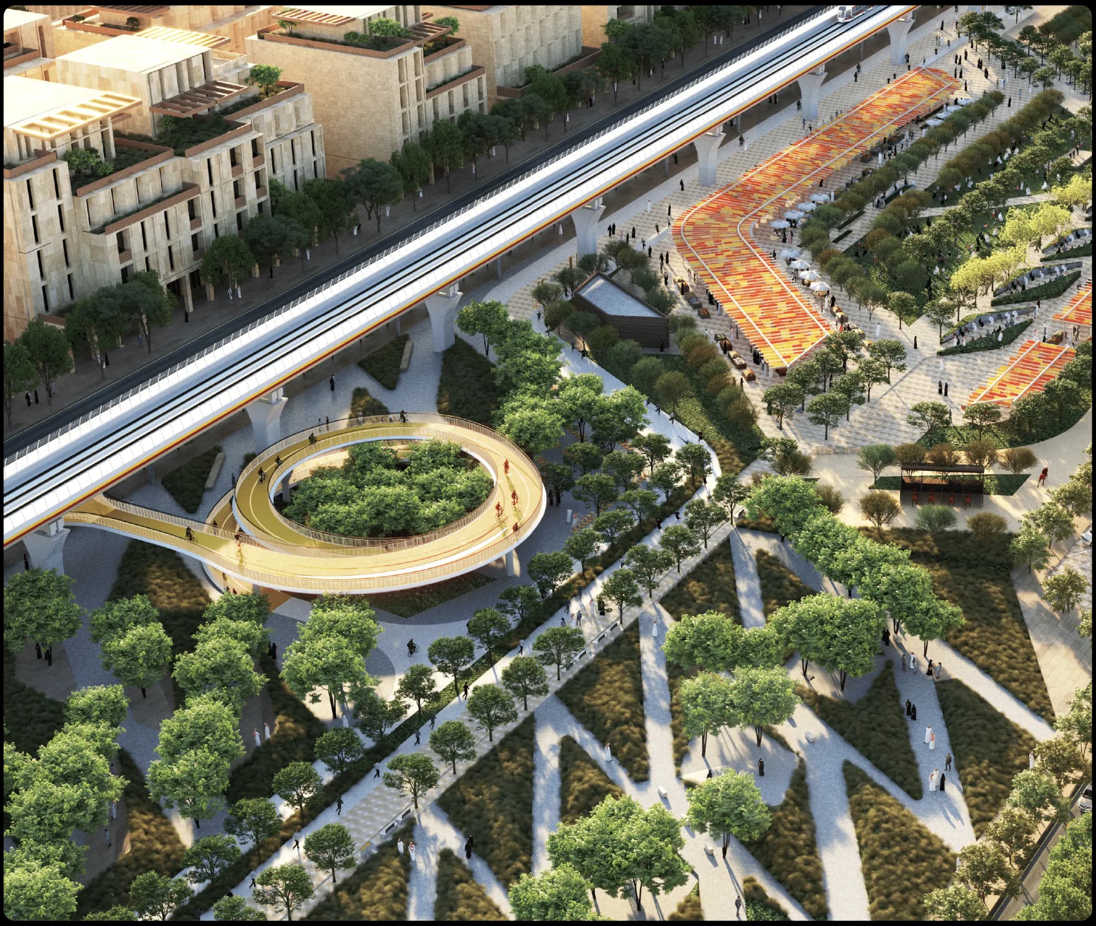 Sports Boulevard Landscape